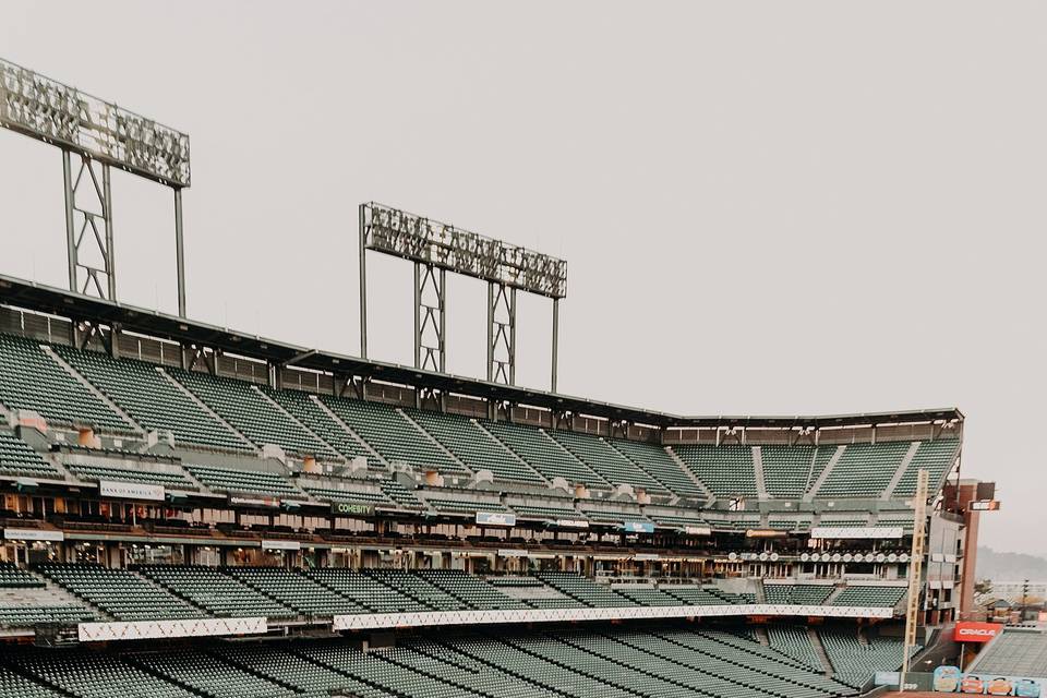 Oracle Park Wedding