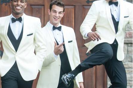 White tux