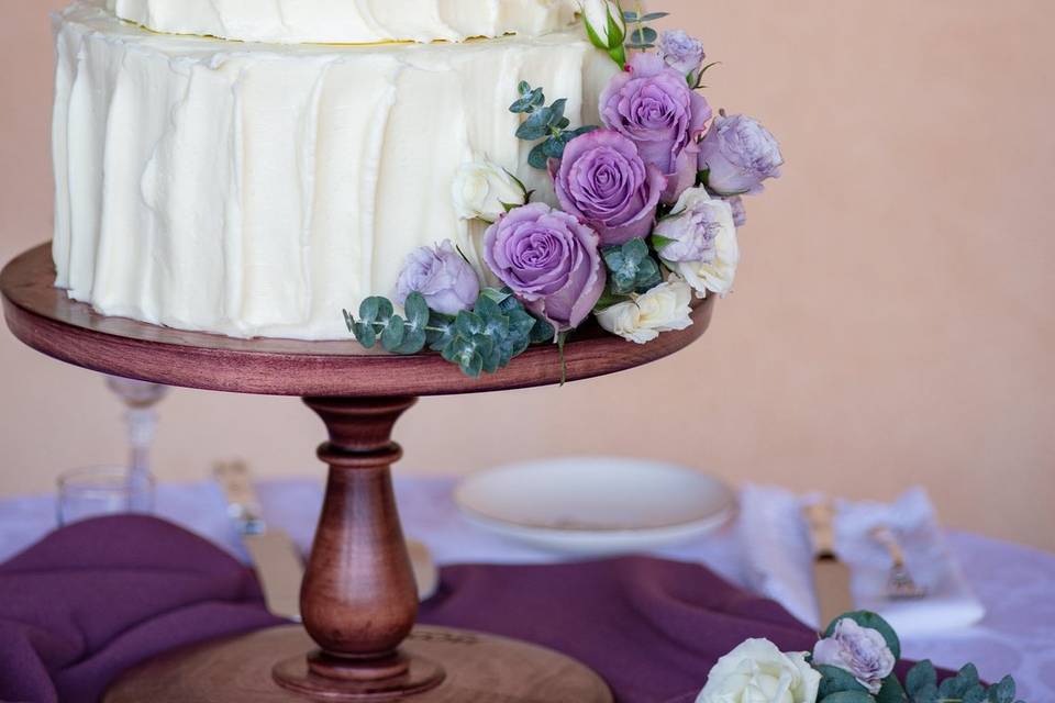 Destin Cakes Purple Wedding 3