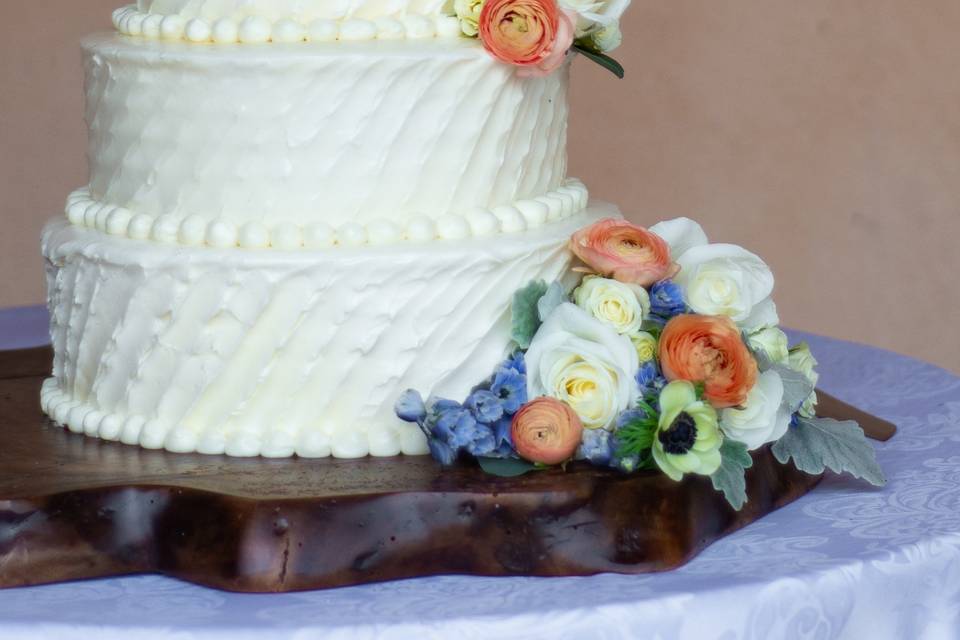 Destin Cakes Floral Wedding