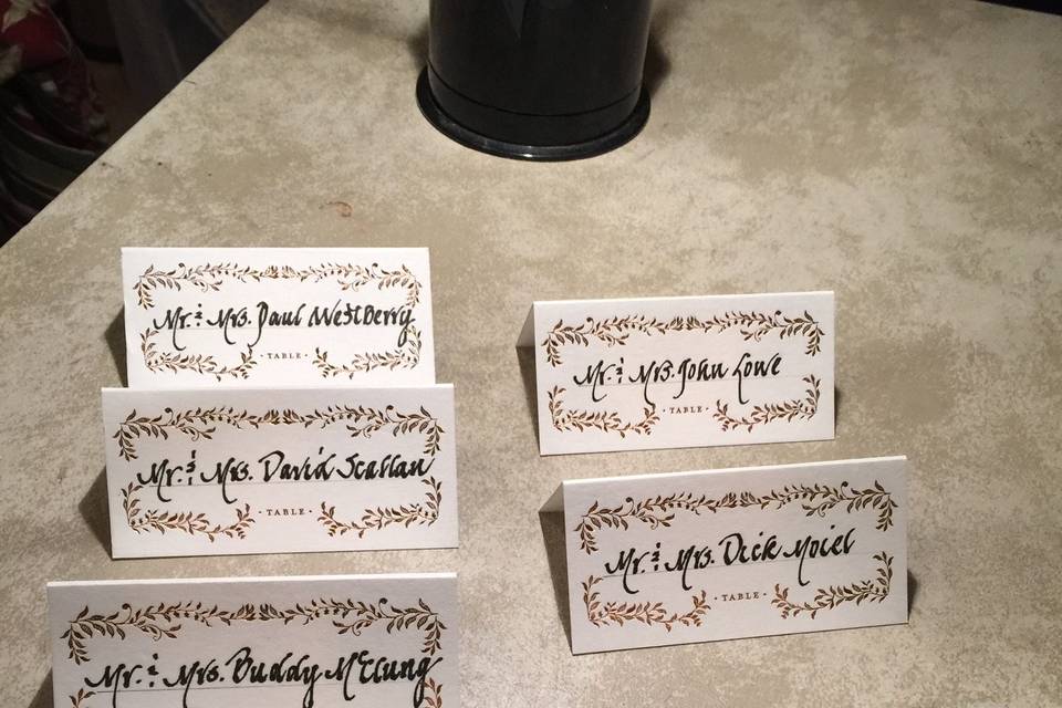 Place cards