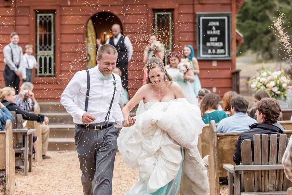 Walking down the aisle