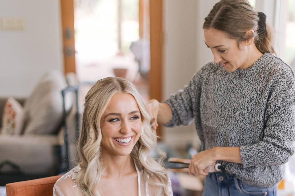 Bridal hair