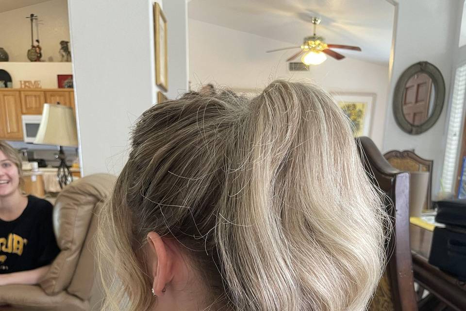 High pony