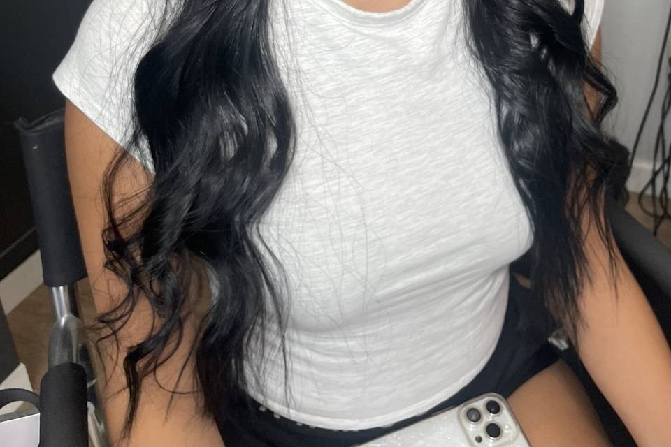Hair and makeup