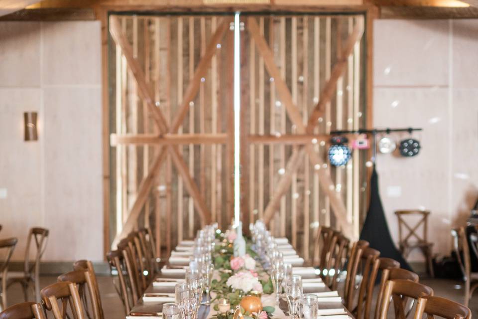 Event Barn Long Table