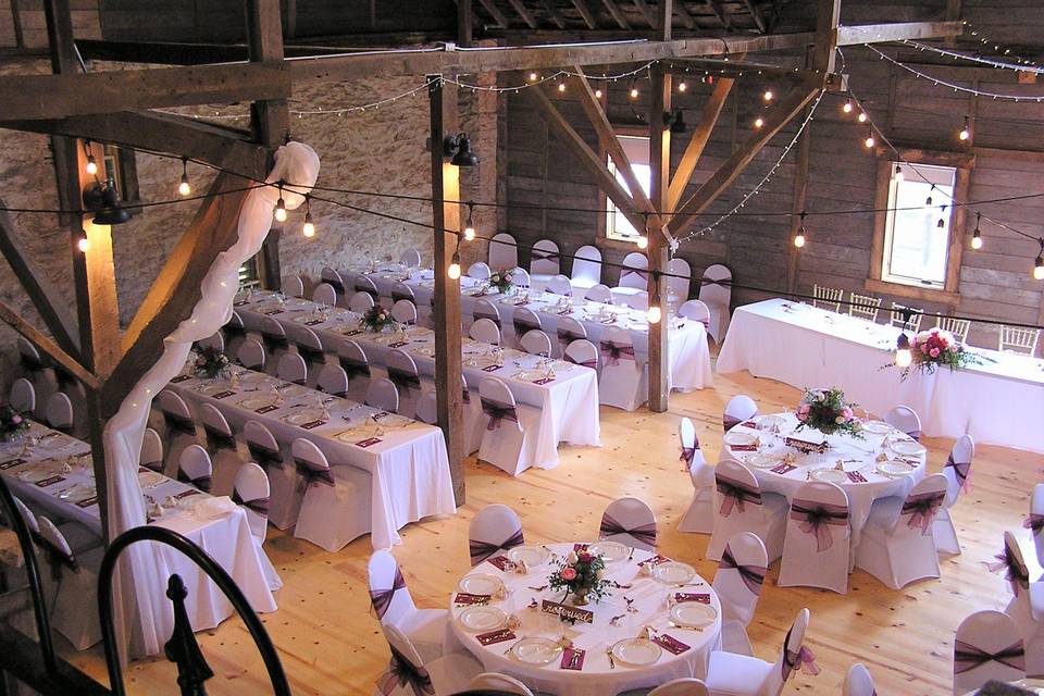 Barn ready for reception