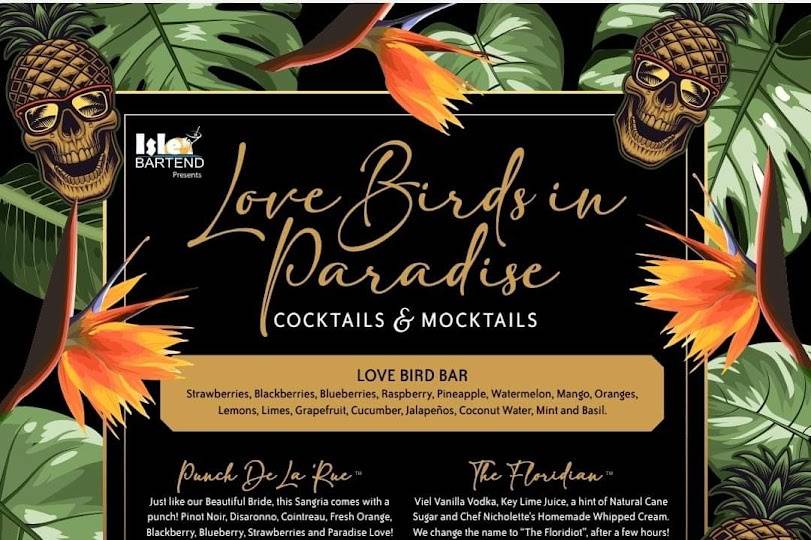 Lovebirds in Paradise 🌴