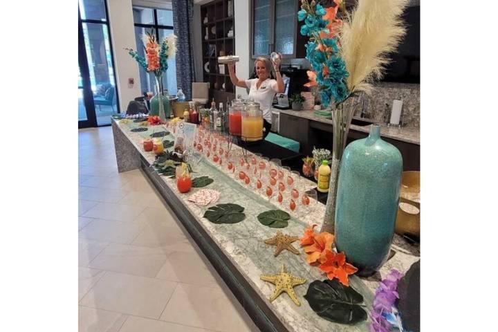 Poolside Fresh Fruit Mixology