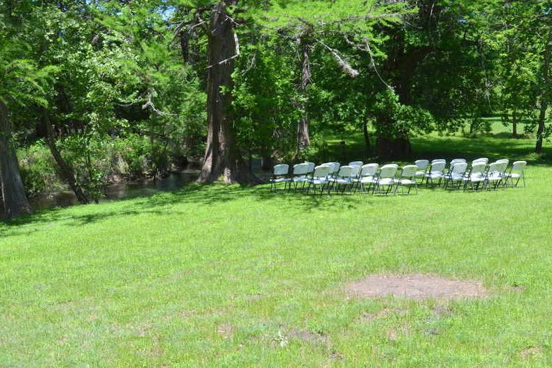 Ceremony setup