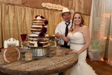 Cutting the cake