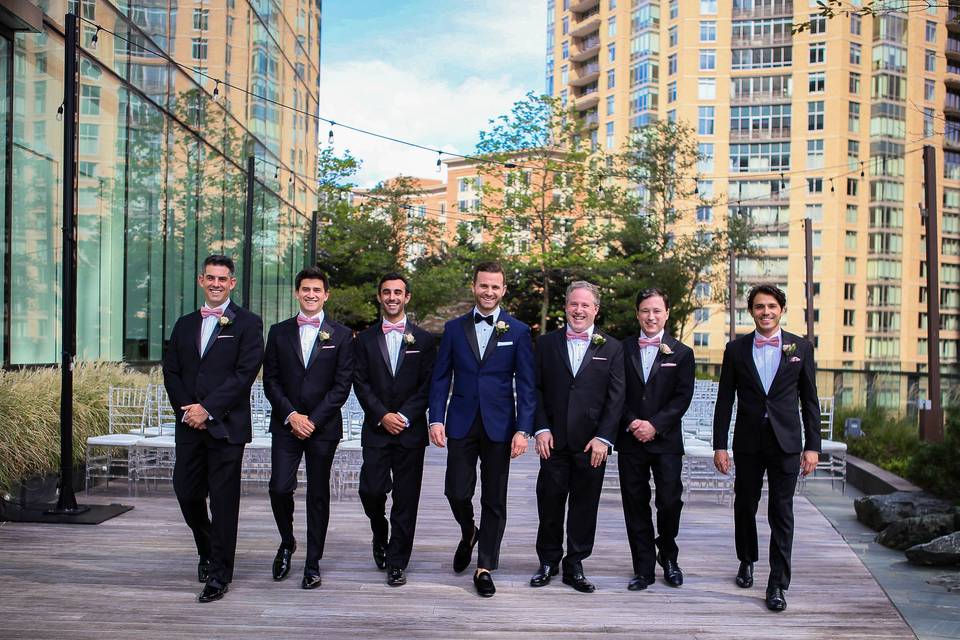 Groomsmen at Four Seasons Balt