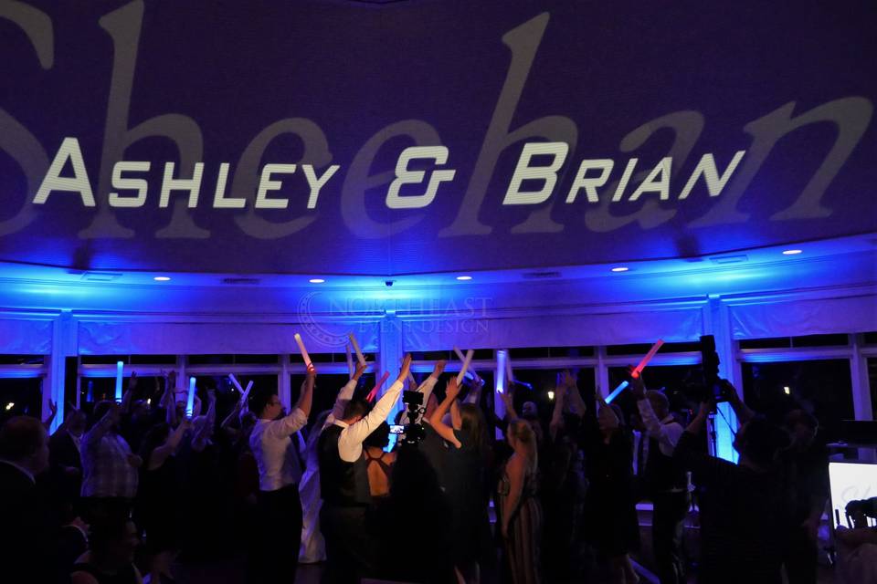 Monogram, Uplighting, Dancing