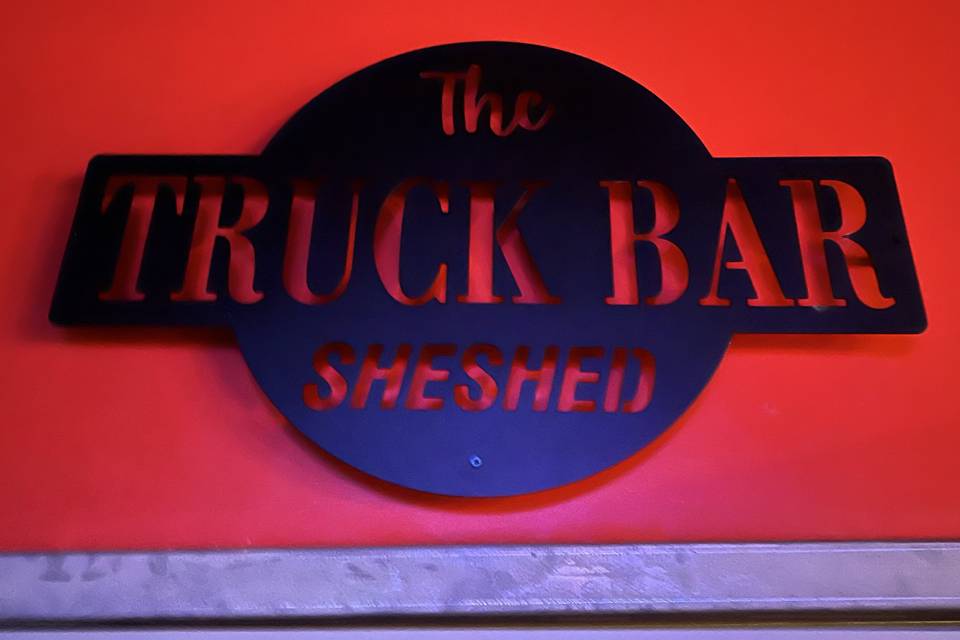 The Truck Bar signage