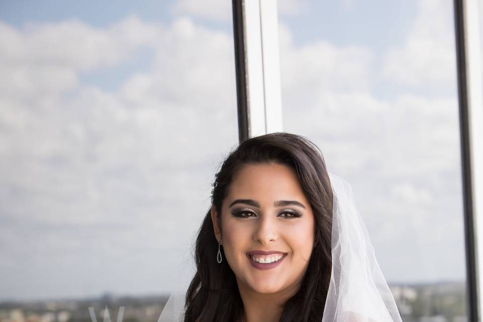 Bride bouquet all white