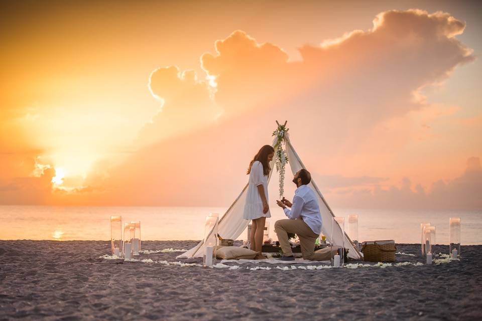 Romantic Sunrise Proposal