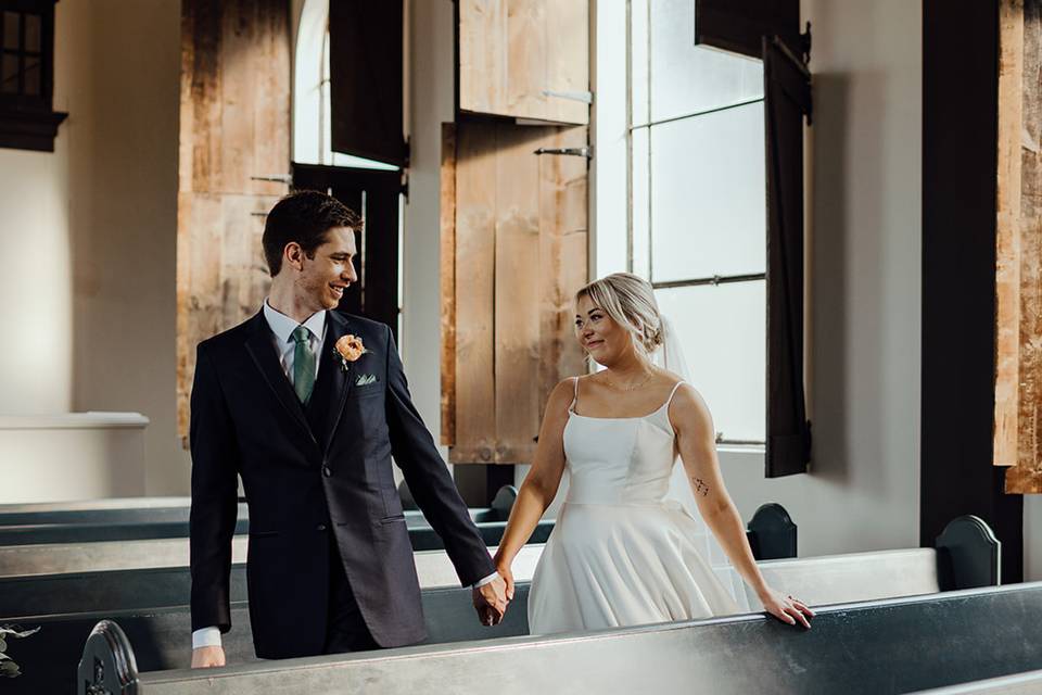 Couple in the Pews