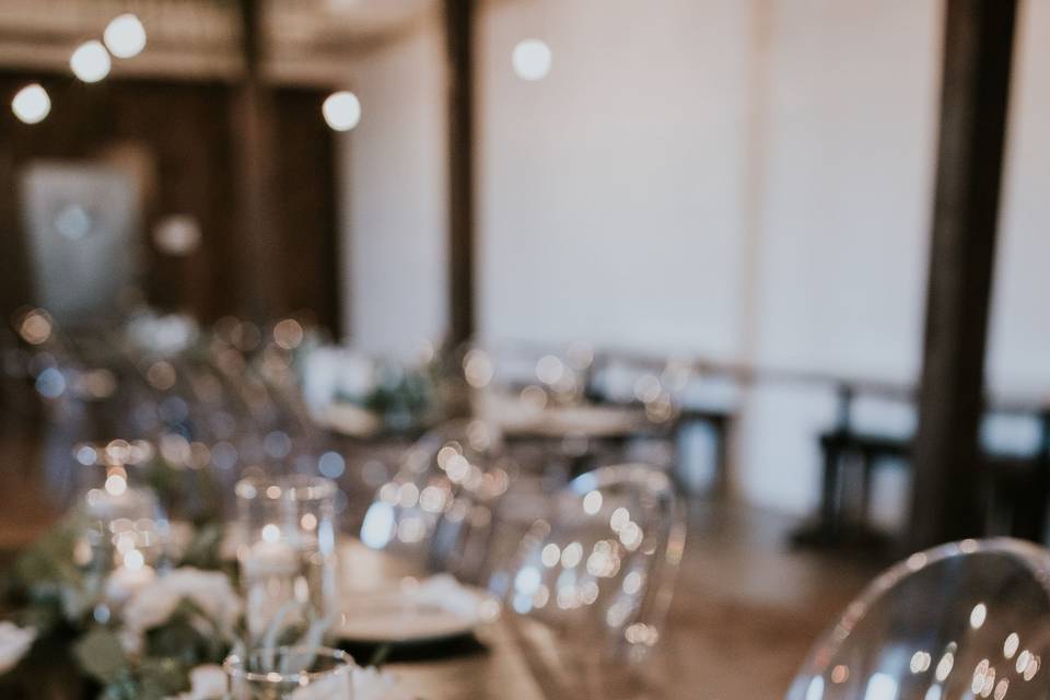 Reception Table Decor