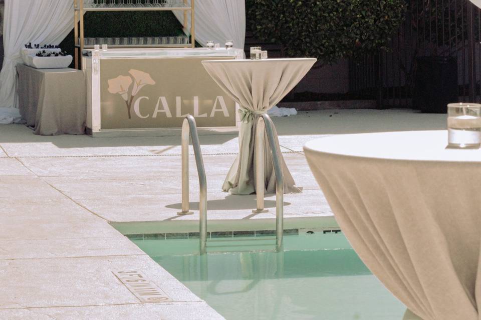 Welcome Reception - Pool Bar