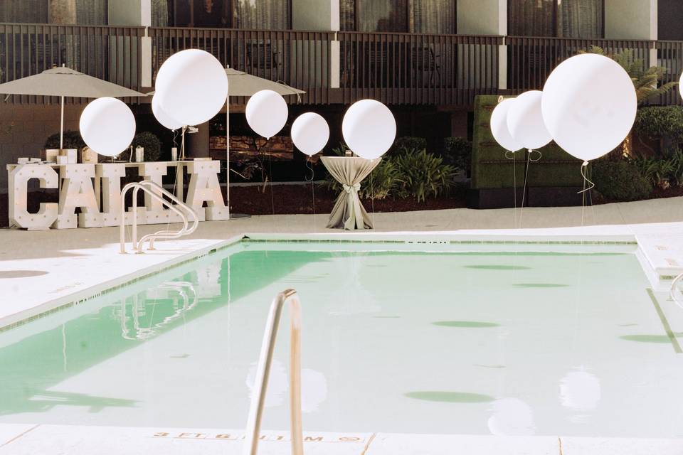 Welcome reception - Pool
