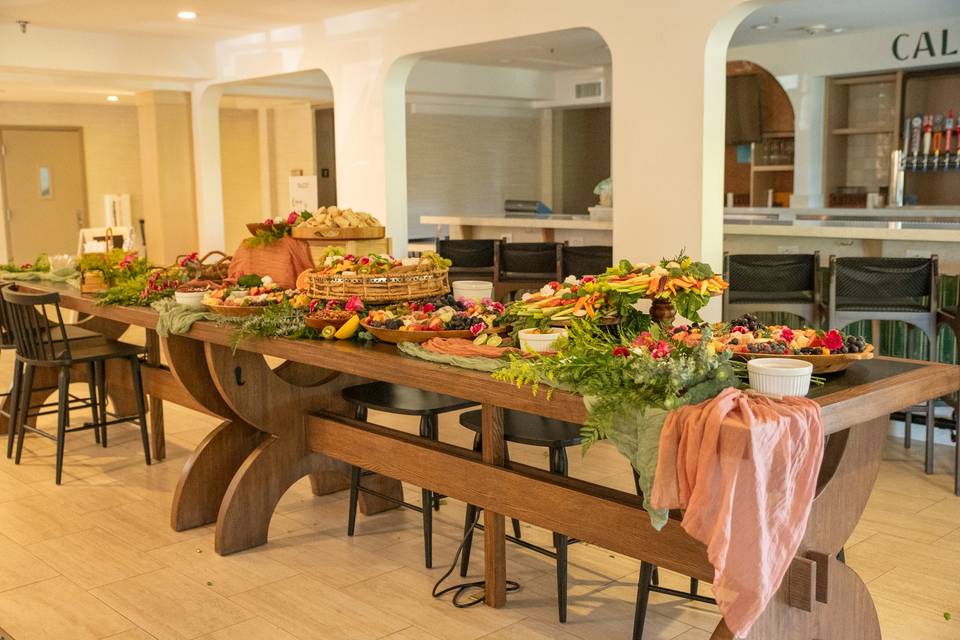 Reception Appetizer Table