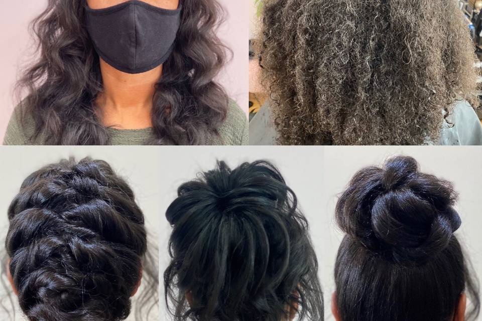 Styles for textured hair