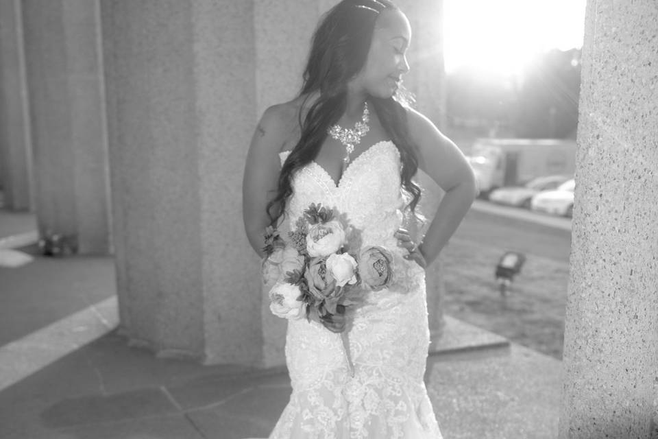 Bride at Centennial Park