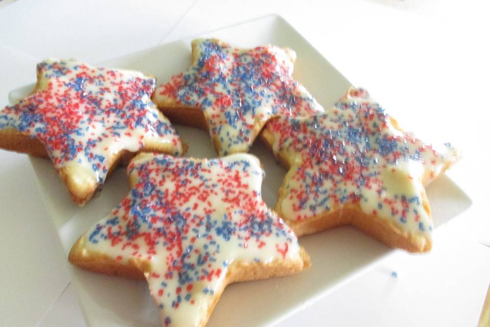 Sugar Cookies Star Shape