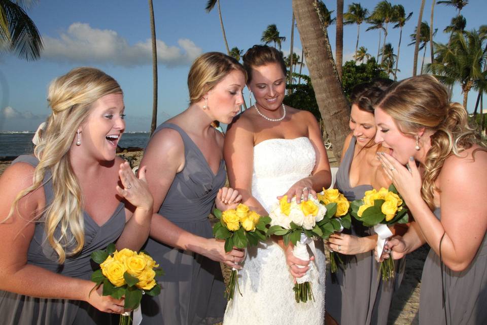 Grey dresses