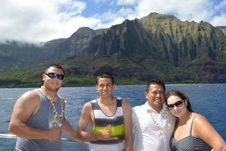 Our family in Kauai 2012