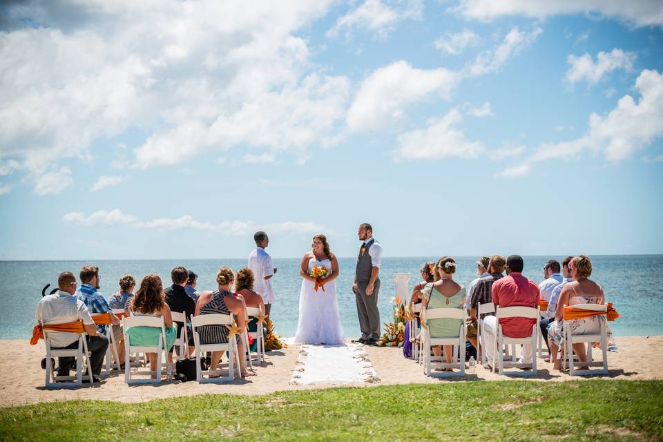 Outdoor wedding