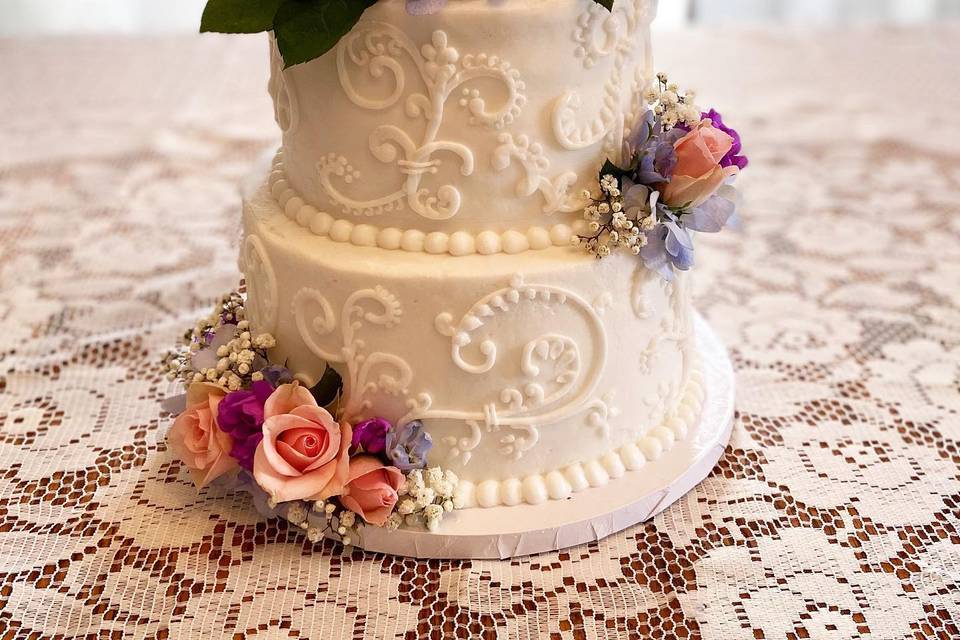 2 Tier Delicate Piping