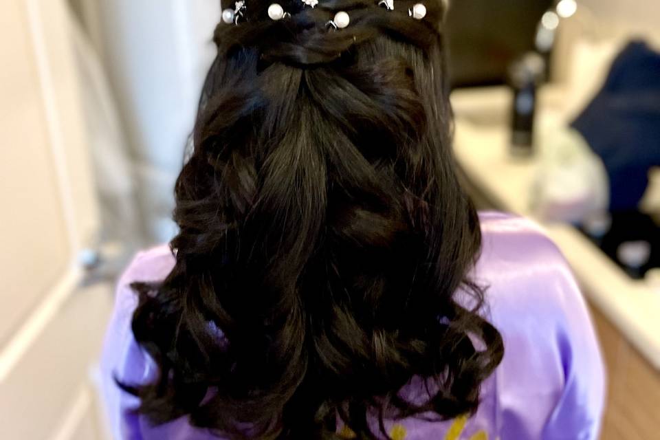 Bridal hair