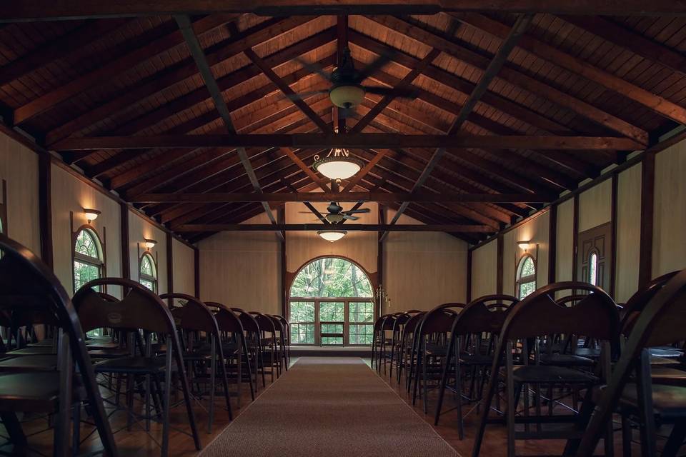 Inside chapel