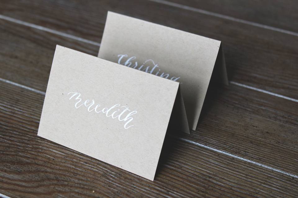 Place cards