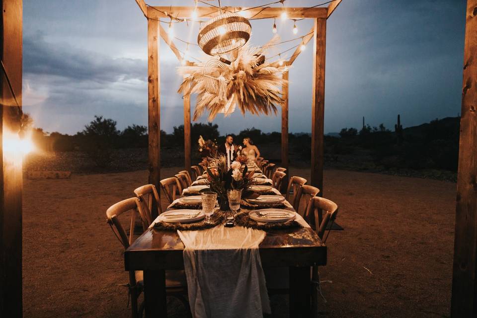 Microwedding in the desert