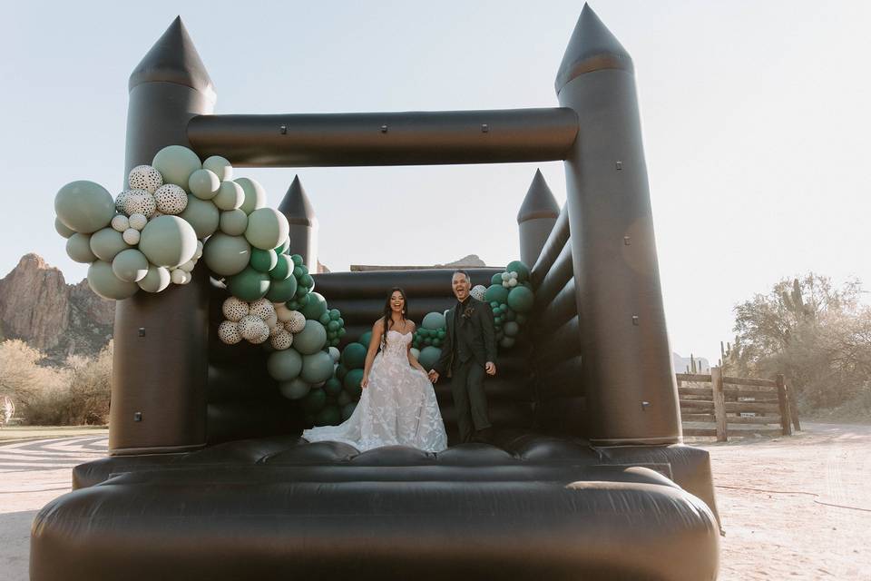 Wedding bounce house!