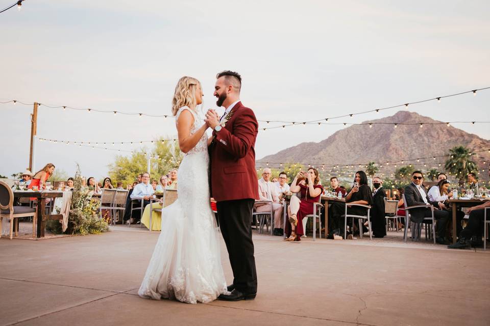 Our first dance