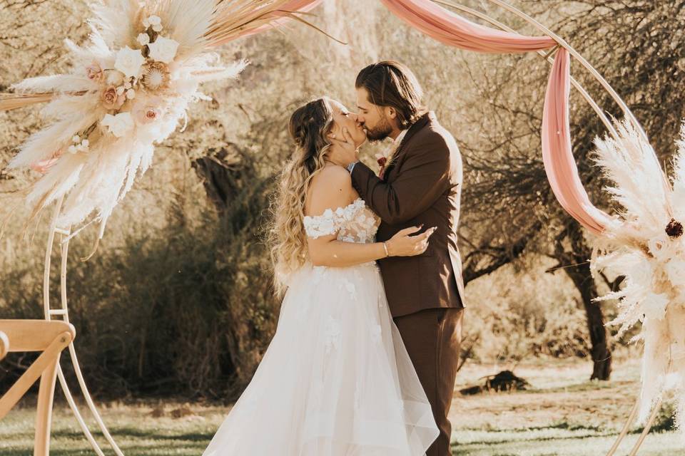 Desert boho wedding