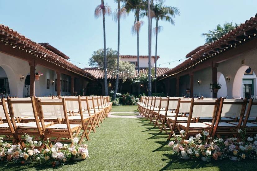 Ceremony at Casa Romantica