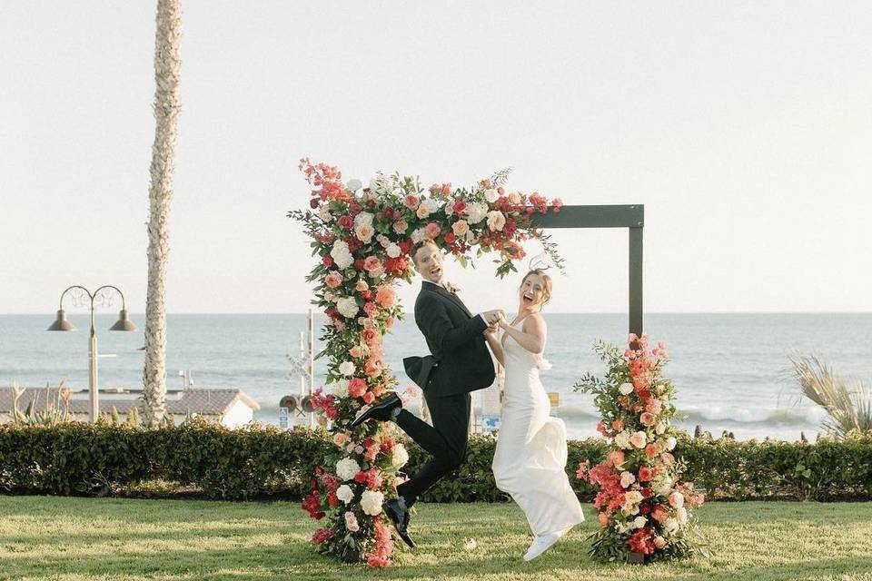 Cute Couple Just Married