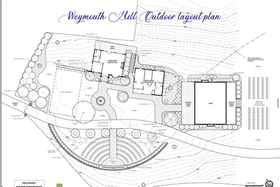 Outdoor site plan