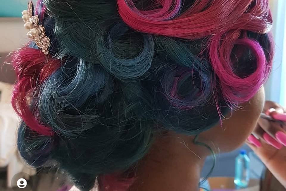 Unicorn updo