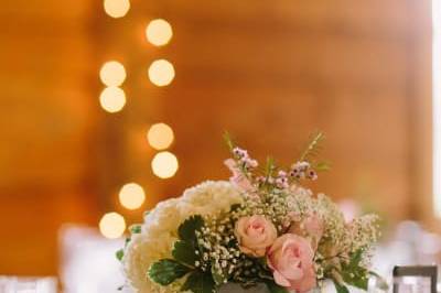 Barn Wedding Centerpiece