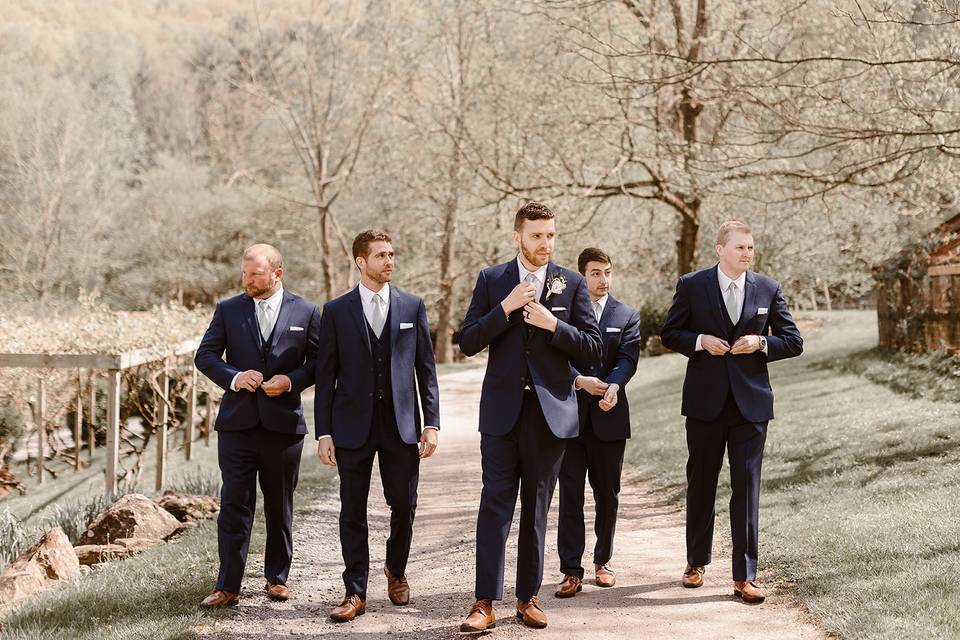 Groom and Groomsmen