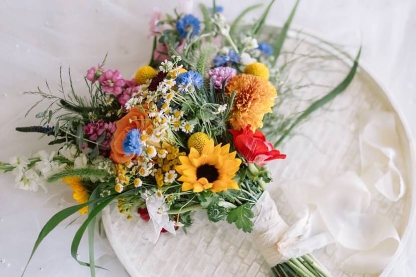 Wild Flower Bridal Bouquet