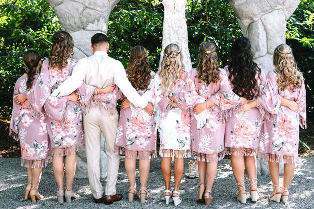Bridal party hair
