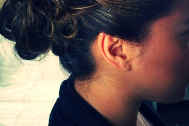 Bun updo