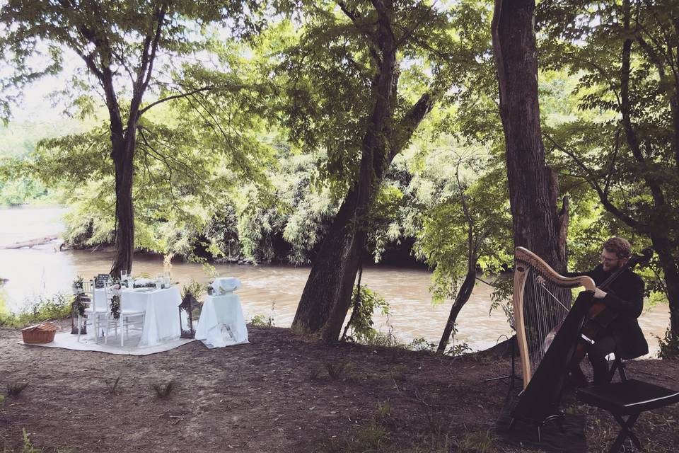 French broad river picnic
