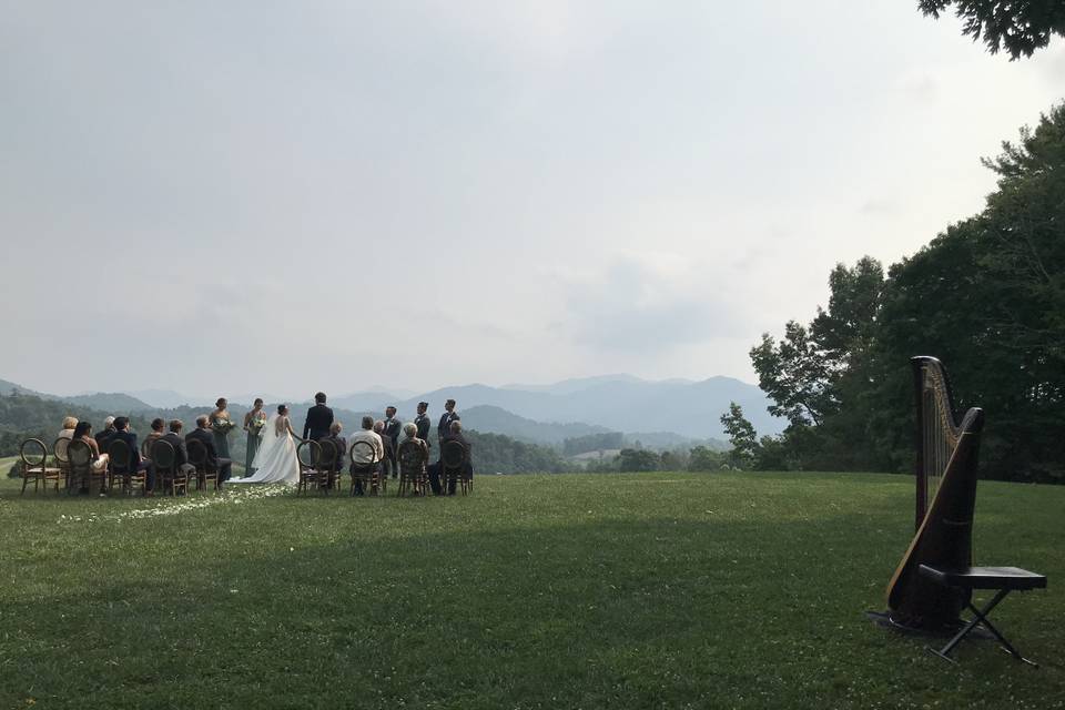 First wedding at the Ridge